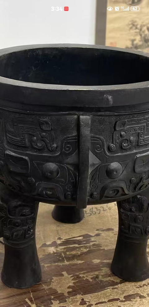 古玩銅器銅鼎拍賣，當前價格66000元