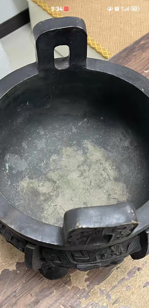 古玩銅器銅鼎拍賣，當前價格66000元