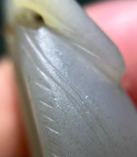 古玩玉器和田玉雕“瓜果墜”真品鑒賞圖