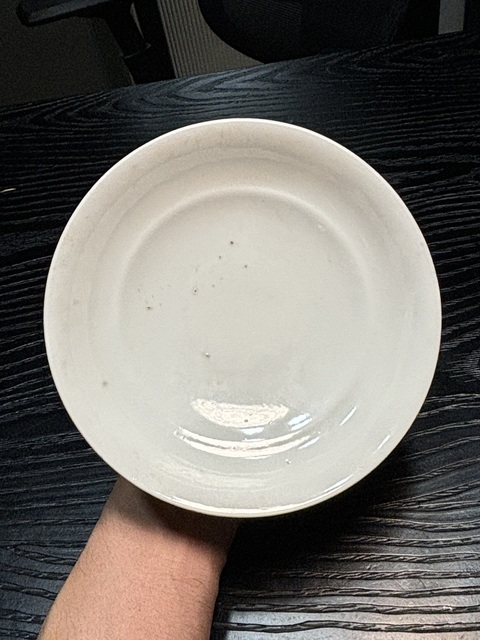 古玩陶瓷民國·墨地粉彩“百花不落地”花卉紋高足供盤拍賣，當前價格918元