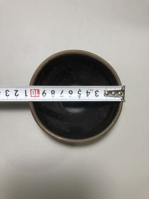 古玩陶瓷黑釉茶盞真品鑒賞圖