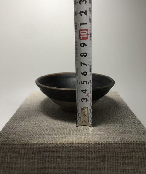 古玩陶瓷黑釉茶盞真品鑒賞圖