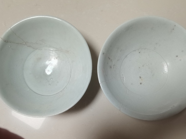 古玩陶瓷青白釉碗真品鑒賞圖