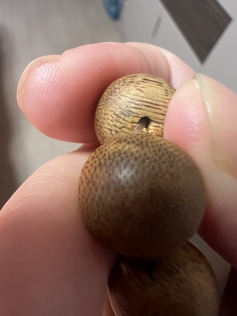 古玩雜項沉香手串真品鑒賞圖