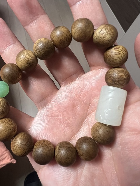 古玩雜項沉香手串真品鑒賞圖