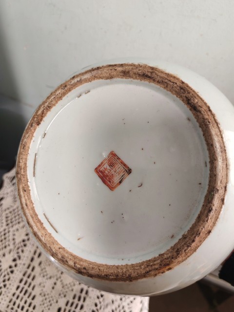 古玩陶瓷民國粉彩粥罐真品鑒賞圖