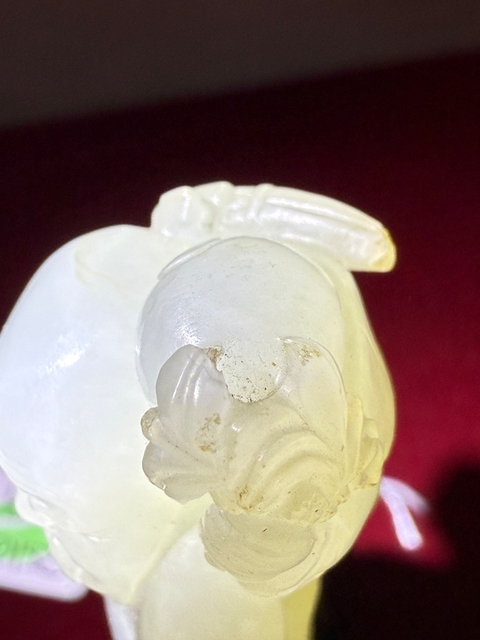 古玩玉器清代老少樂玉雕件真品鑒賞圖