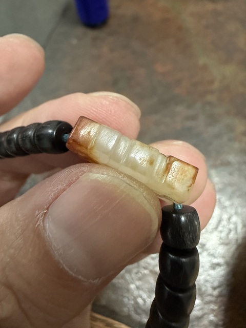 古玩玉器仿古玉勒子真品鑒賞圖