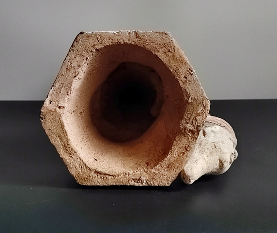 古玩陶瓷難能可貴的精品明代三彩仕女俑49.5厘米拍賣，當前價格38元