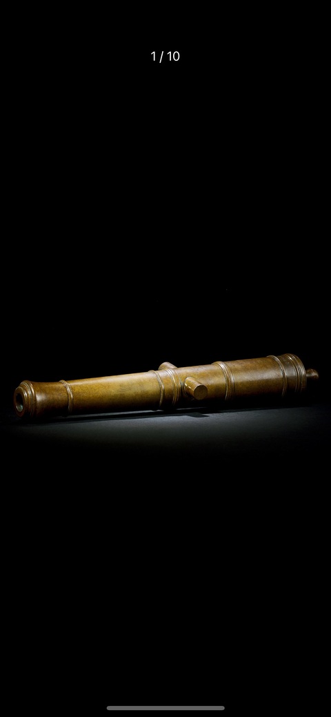 古玩銅器火銃真品鑒賞圖