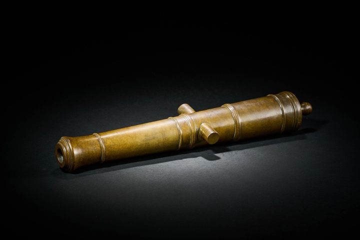 古玩銅器火銃真品鑒賞圖