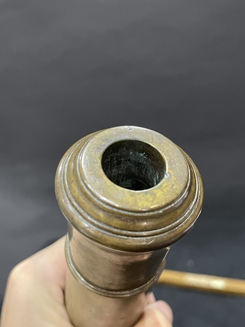 古玩銅器火銃真品鑒賞圖