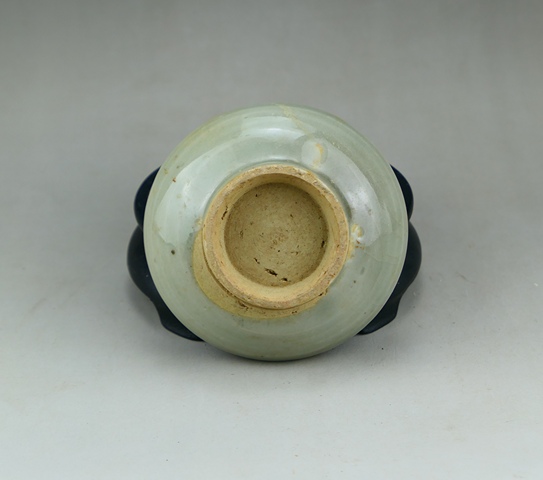 古玩陶瓷龍泉青瓷托盤真品鑒賞圖