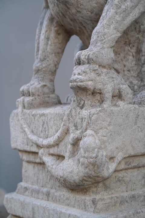 古玩雜項拴馬樁真品鑒賞圖