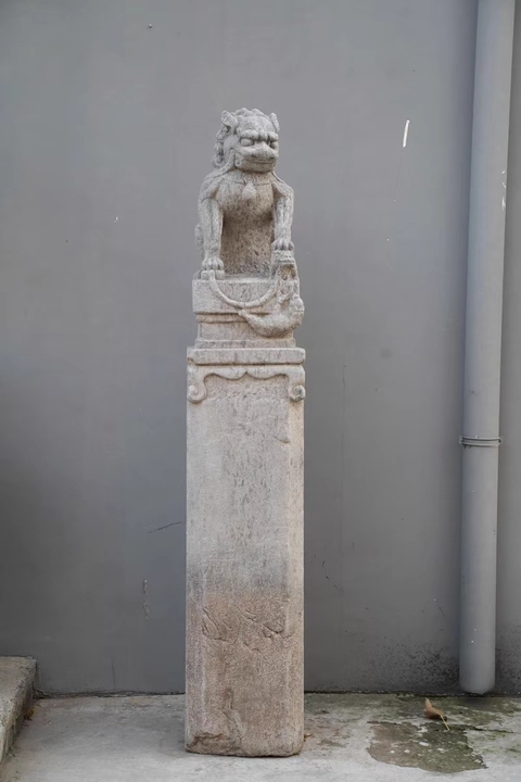 古玩雜項拴馬樁真品鑒賞圖