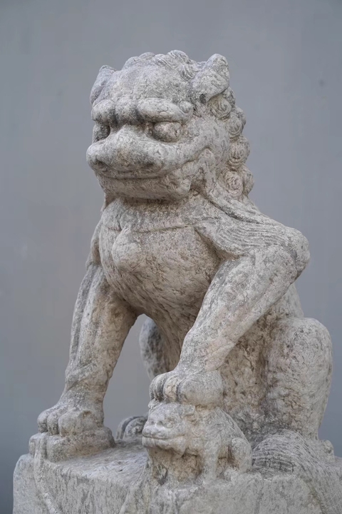 古玩雜項拴馬樁真品鑒賞圖