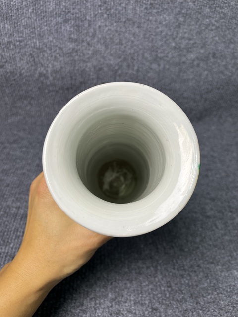 古玩陶瓷五彩人物故事紋箭筒拍賣，當前價格3988元