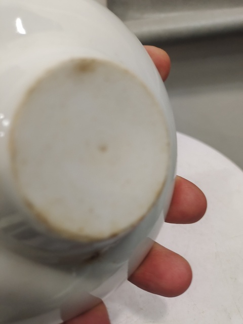 古玩陶瓷淺絳彩山水人物蓋碗真品鑒賞圖