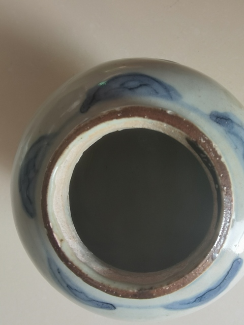 古玩陶瓷青花花卉紋罐真品鑒賞圖