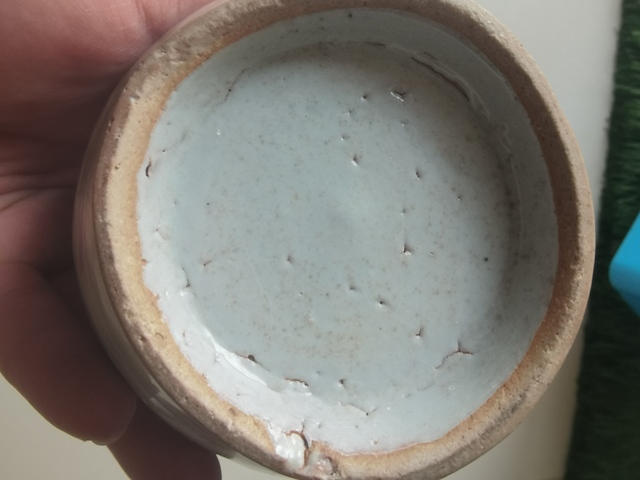 古玩陶瓷青花花卉紋罐真品鑒賞圖