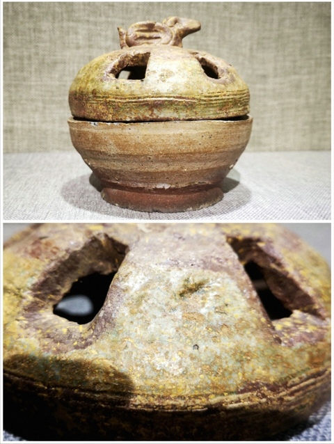 古玩陶瓷青瓷熏真品鑒賞圖