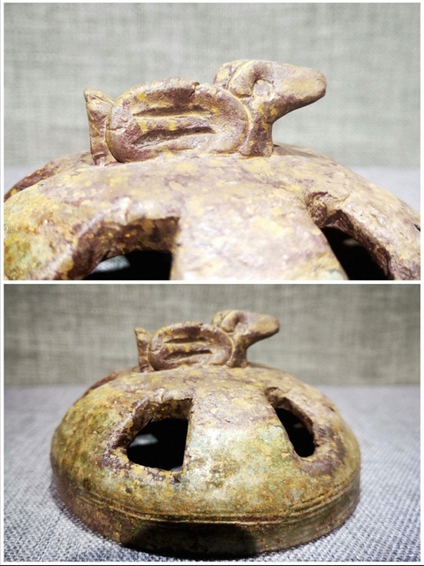 古玩陶瓷青瓷熏真品鑒賞圖