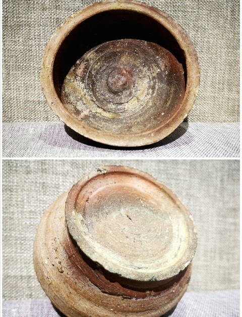 古玩陶瓷青瓷熏真品鑒賞圖