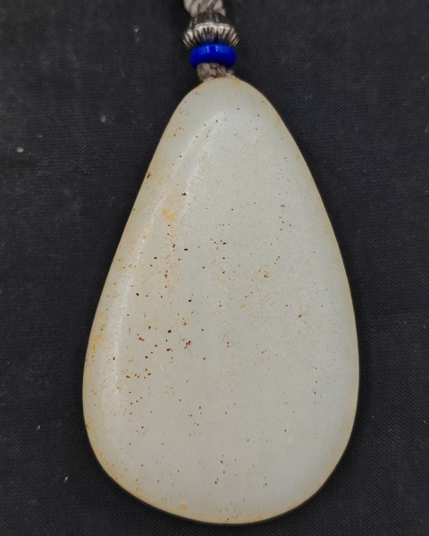 古玩玉器和田玉雕“觀音掛件”真品鑒賞圖