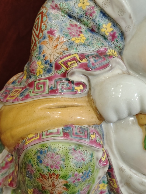 古玩陶瓷彌勒佛真品鑒賞圖