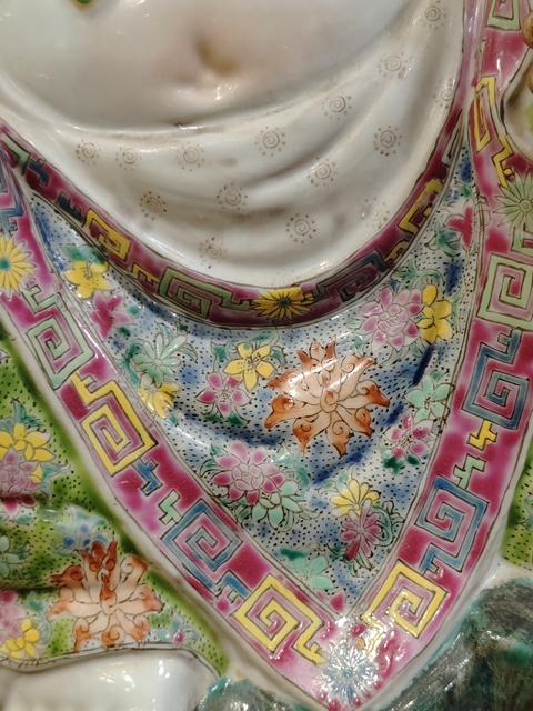 古玩陶瓷彌勒佛真品鑒賞圖