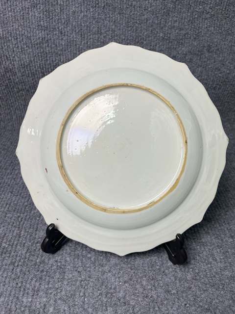 古玩陶瓷青花粉彩花卉紋花口盤拍賣，當(dāng)前價(jià)格1888元