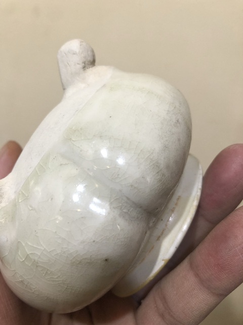 古玩陶瓷邢窯白瓷三足爐真品鑒賞圖