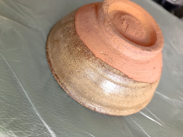 古玩陶瓷金元茶葉末釉茶盞拍賣，當前價格70元