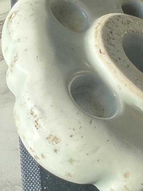 古玩陶瓷青釉蓮蓬花器真品鑒賞圖