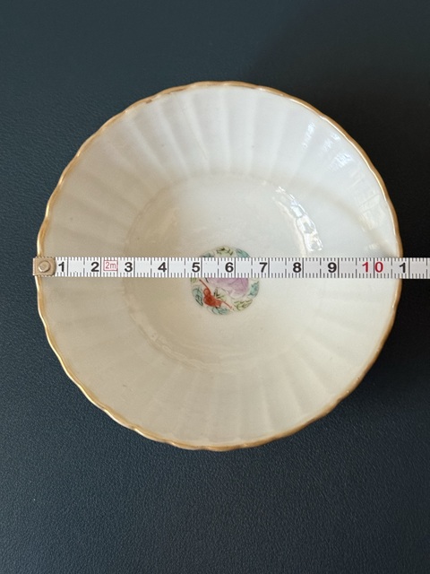 古玩陶瓷清道光一鳴驚人粉彩碗真品鑒賞圖