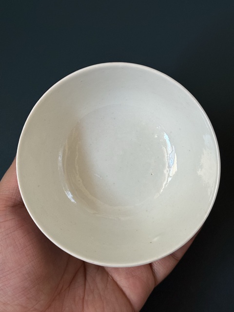 古玩陶瓷民國·百花不落地粉彩小碗全品拍賣，當前價格1200元