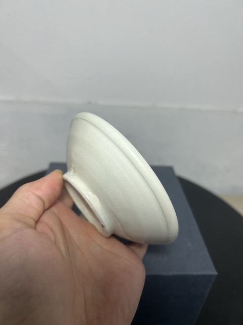 古玩陶瓷館藏級精品定窯白瓷唇口盞【五代十國】拍賣，當前價格5980元