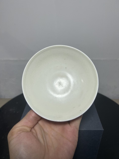 古玩陶瓷館藏級精品定窯白瓷唇口盞【五代十國】拍賣，當前價格5980元