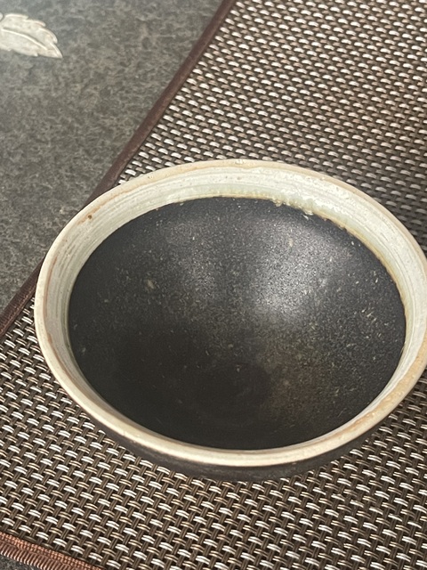 古玩陶瓷贛州窯白覆輪茶盞真品鑒賞圖