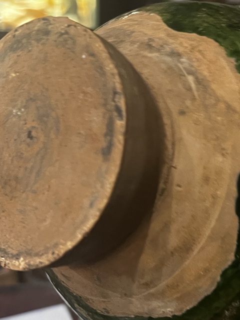 古玩陶瓷漢綠釉鋪首銜環瓶真品鑒賞圖