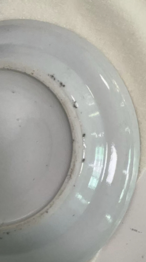 古玩陶瓷廣彩人物故事紋盤真品鑒賞圖