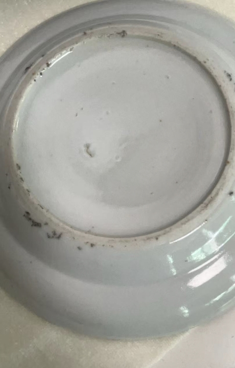 古玩陶瓷廣彩人物故事紋盤真品鑒賞圖