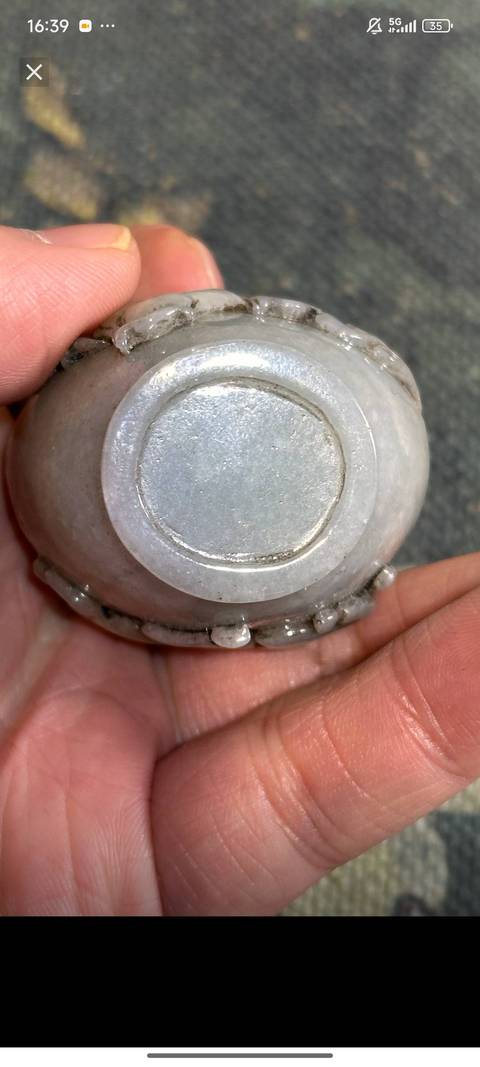 古玩玉器翡翠雕“奔馬鼻煙壺”真品鑒賞圖