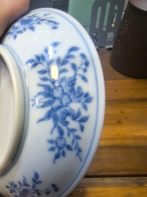 古玩陶瓷青花盤真品鑒賞圖