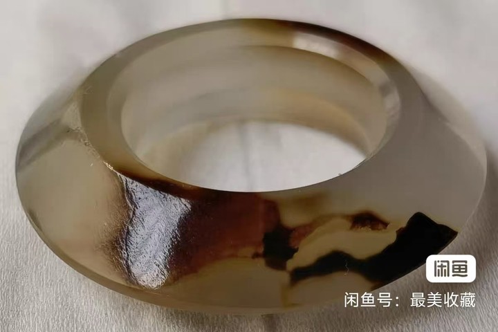 古玩玉器瑪瑙雕“三才環”真品鑒賞圖