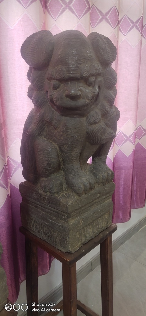 古玩雜項石獅真品鑒賞圖