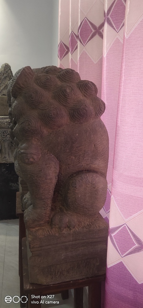 古玩雜項石獅真品鑒賞圖