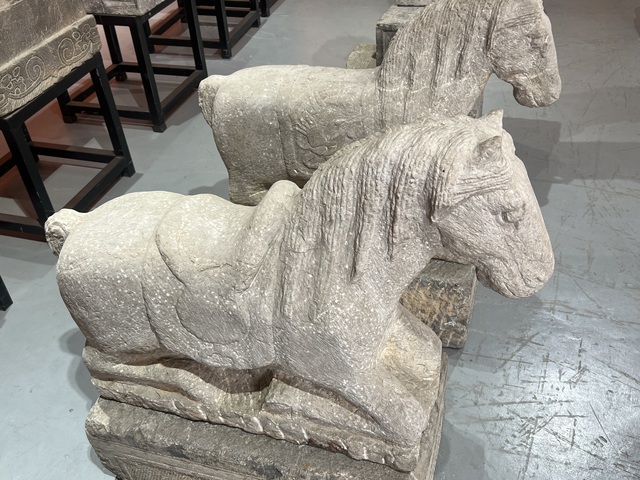 古玩雜項石馬真品鑒賞圖