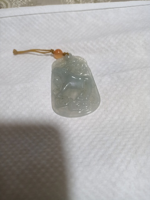 古玩玉器翡翠吊墜真品鑒賞圖