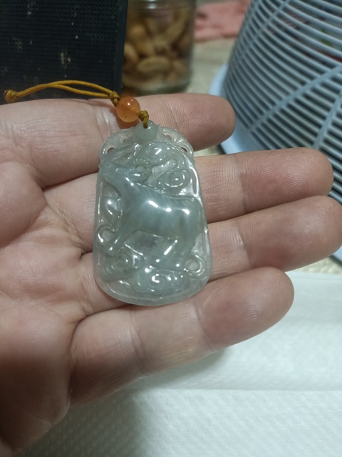 古玩玉器翡翠吊墜真品鑒賞圖